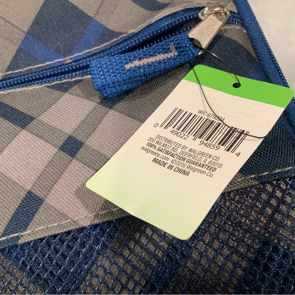 Plaid Insulated Lunchbox With Zipper Pouch New - Picture 4 of 10